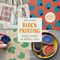 Block printing timbri creativi su stoffa e carta 