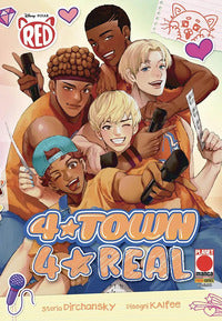 4 town 4 real. red 