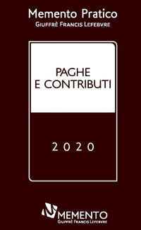 Memento pratico paghe e contributi 2020 