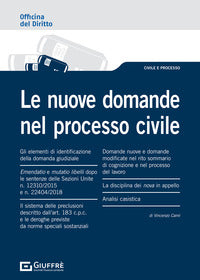 Nuove domande nel processo civile 
