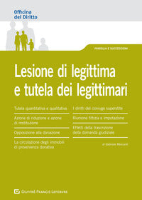 Lesione di legittima e tutela dei legittimari 