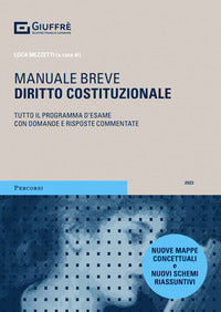 Manuale breve diritto costituzionale 2023 