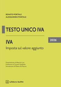 Testo unico iva 2026 - imposta sul valore aggiunto 2026 