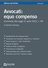 Avvocati equo compenso 