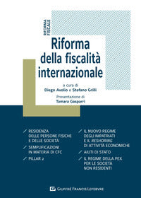 Riforma della fiscalita internazionale 
