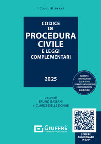 Codicedi procedura civile 2025 e leggi complementari 