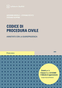 Codice di procedura civile 2025 annotato con la giurisprudenza 