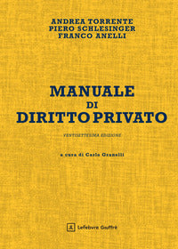 Manuale di diritto privato 