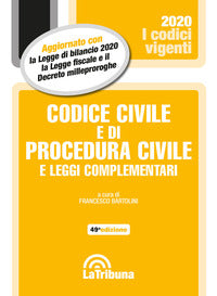 Codice civile e di procedura civile 2020 e leggi complementari 