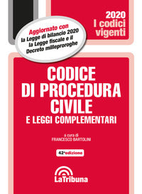Codice di procedura civile 2020 e leggi complementari 
