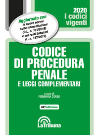 Codice di procedura penale 2020 e leggi complementari 