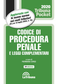 Codice di procedura penale 2020 e leggi complementari 