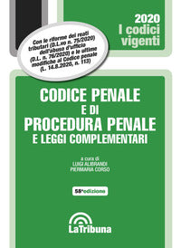 Codice penale e di procedura penale 2020 e leggi complementari 
