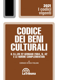 Codice dei beni culturali 2021 