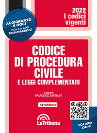 Codice di procedura civile 2022 e leggi complementari 