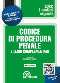 Codice di procedura penale 2022 e leggi complementari 