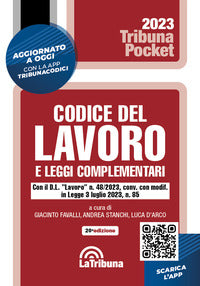 Codice del lavoro 2023 e leggi complementari 