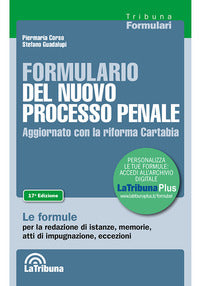 Formulario del nuovo processo penale - aggiornato con la riforma cartabia 