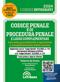 Codice penale e di procedura penale 2024 e leggi complementari con note procedurali e operative 
