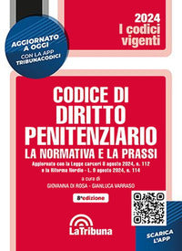 Codice di diritto penitenziario 2024 la normativa e la prassi 