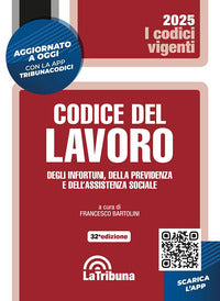Codice del lavoro 2025 degli infortuni della previdenza e dell'assistenza sociale 