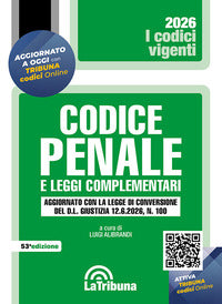 Codice penale 2026 e leggi complementari 