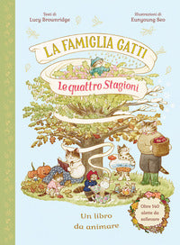 Famiglia gatti le quattro stagioni - con alette da sollevare 