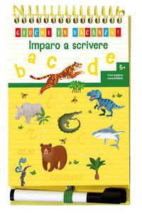 Imparo a scrivere - giochi in vacanza ! con pennarello 