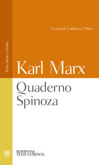 Quaderno spinoza - testo latino a fronte 
