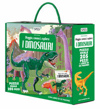 Dinosauri - viaggia conosci esplora + puzzle 