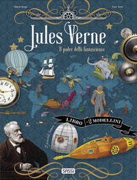 Jules verne il padre della fantascienza con 2 modellini in 3d da costruire 