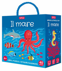 Mare q-box con 10 figure sagomate 