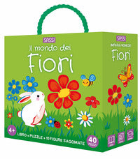 Mondo dei fiori q-box con 10 figure sagomate 