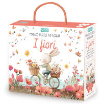 Magico puzzle ad acqua fiori 