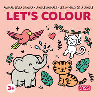 Animali della giungla let's colour 