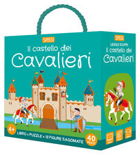 Castello dei cavalieri - libro + puzzle + 12 figure sagomate 