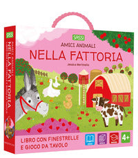 Nella fattoria - amici animali con gioco da tavolo 