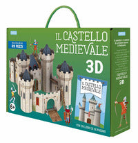 Castello medievale 3d con modellino 3d da costruire 