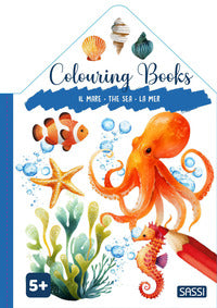 Mare the sea la mer - colouring books 