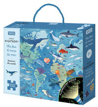 Mare the sea la mer - discover the world puzzle night and day 