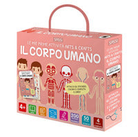 Corpo umano - le mie prime attivita' arts and crafts - con 50 stickers 