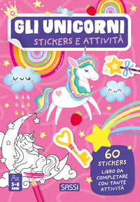 Unicorni stickers e attivita' 