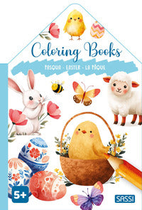 Pasqua easter la paque - colouring books 