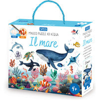 Mare - magico puzzle ad acqua con pennello con puzzle da 54 pezzi 