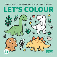 Dinosauri let's colour 