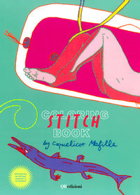 Coloring stitch book - con kit per iniziare a ricamare 