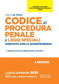 Codice di procedura penale 2020 annotato con la giurisprudenza 