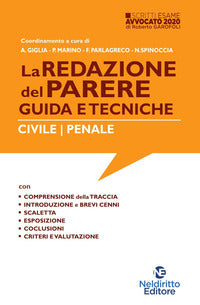 Redazione del parere guida e tecniche - civile penale 2020 