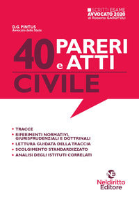 40 pareri e atti civile 