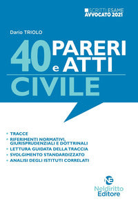 40 pareri e atti penale 
